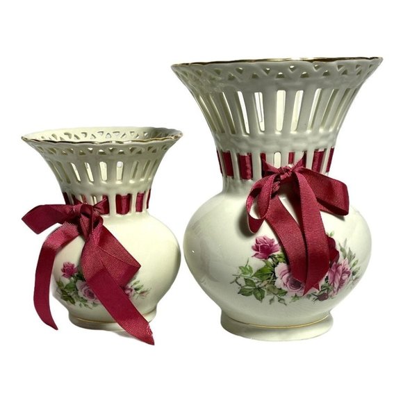 Set of 2 Vases-Formalities by Baum Bros. - Picture 1 of 11